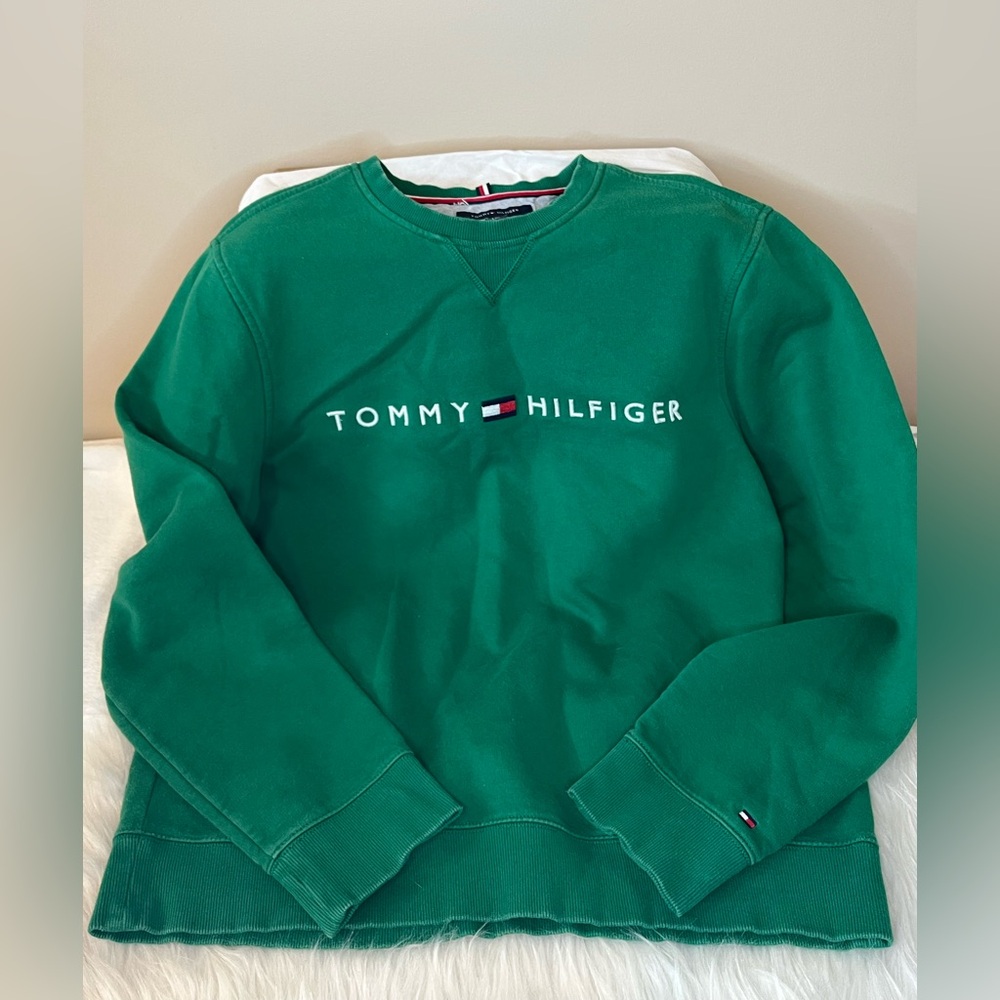 Tommy Hilfiger Green Men's crewneck sz Lg